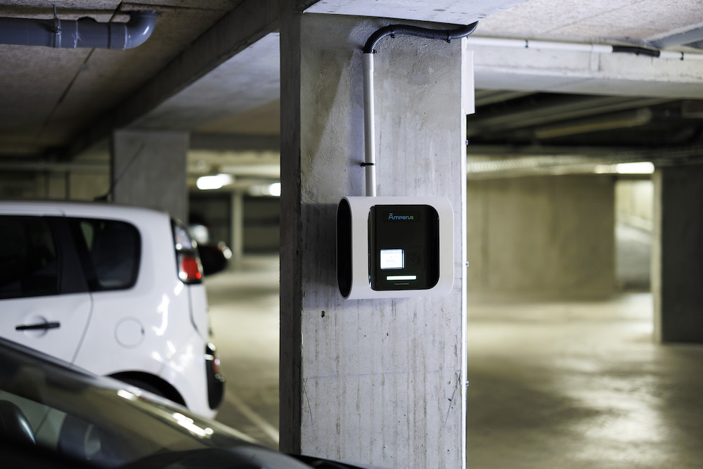 Borne de recharge en copropriété